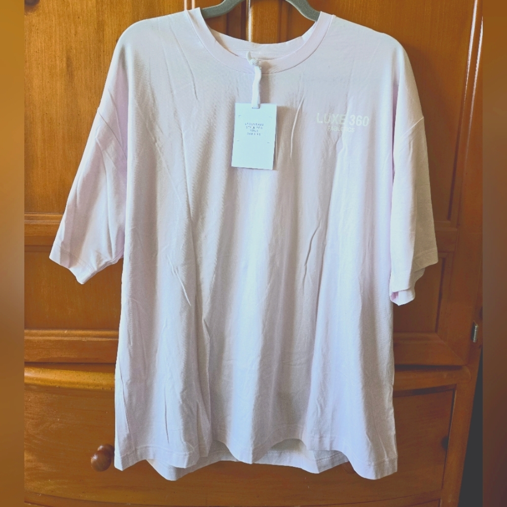Light PINK Fabletics Soft Pink Tee